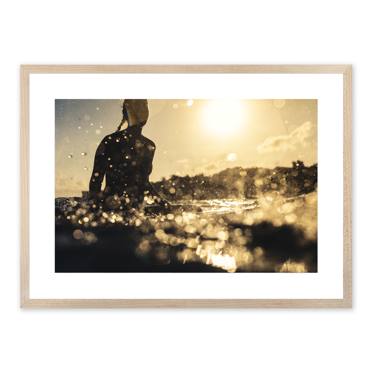 photo of woman surfing